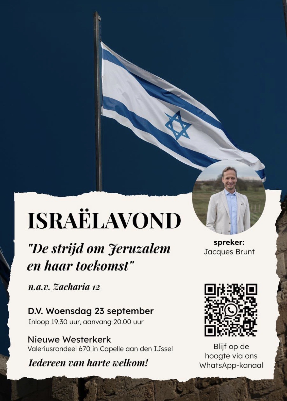 Flyer Israëlavond Capelle aan den IJssel 2026 def